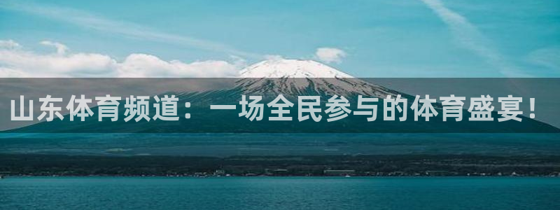jrs直播360：山东体育频道：一场全民参与的体育盛宴！